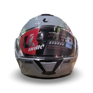 Casco Modular Unik Flip-Back Spectrum DV Gris