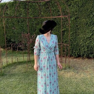 Vestido invitada boda floral