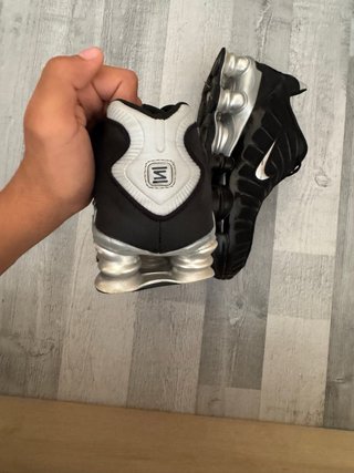 Nike Shox R4 Black Metallic Silver