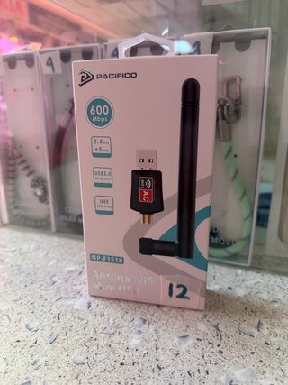 Antena WiFi Mini USB PACIFICO 600 Mbps