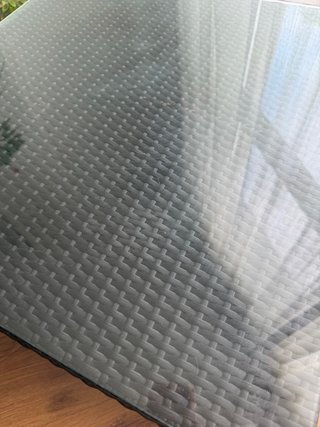 Tavolo in rattan nero per terrazzo