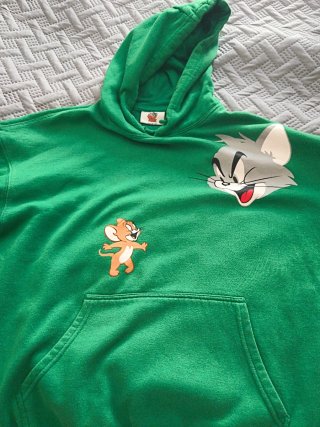Sudadera Tom y Jerry verde