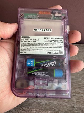Game Boy Pocket Morado Transparente como nueva