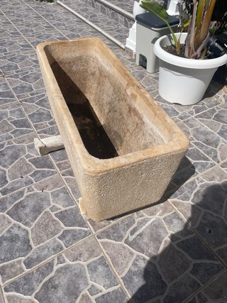 Macetero de piedra rectangular Regalo