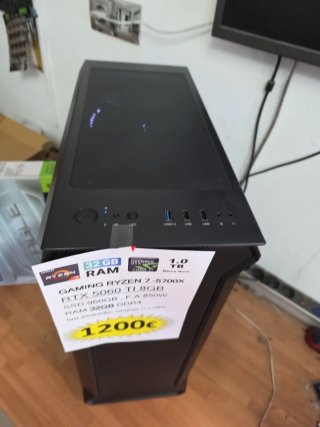 PC Gaming Ryzen 7 5700X RTX 5060 Ti 32GB RAM