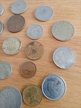 Lote Monedas Antiguas Extranjeras