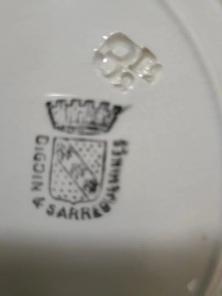 Vajilla Digoin & Sarreguemines