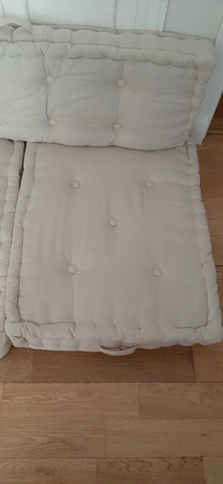 Cojines para sofá exterior beige
