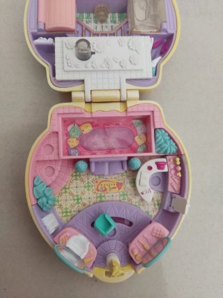 Set Polly Pocket Stylin' Salon Happenin' Hair 1995