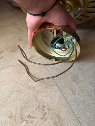 Ventilador de techo con luz