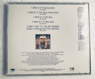 Michael Jackson Who Is It Maxi Single