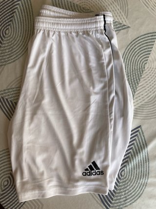 Pantalones cortos running Adidas blancos
