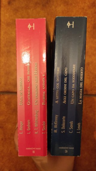 Set 2 libri Harmony edizione Harmony Maxi