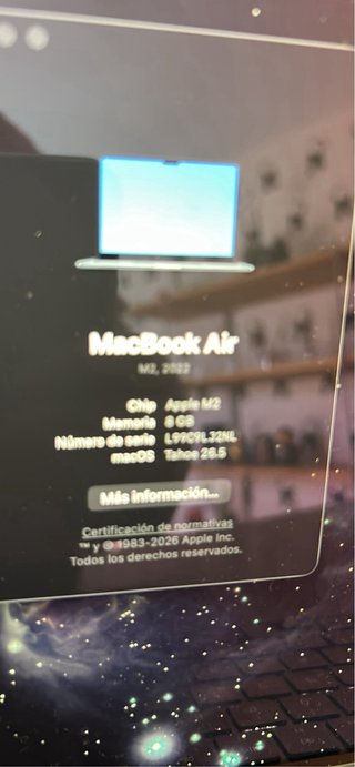 MacBook Air M2 2022 Azul Noche