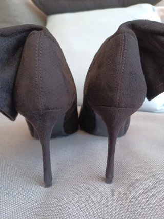 Botines Zara Ante Negro