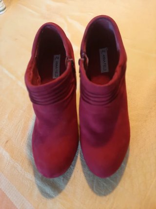 Botines Anna Field Rojos Talla 40