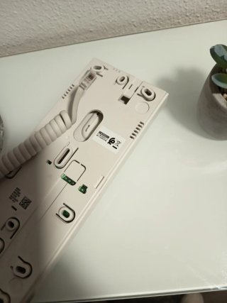 Telefonillo portero blanco