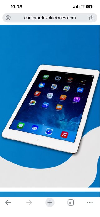 Apple iPad Air Plata/Blanco
