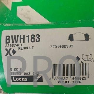 BOMBIN FRENO RENAULT NUEVO BWH183