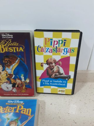 Lote 5 Películas VHS Infantiles Disney