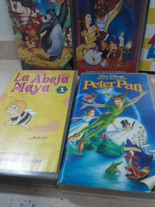 Lote 5 Películas VHS Infantiles Disney