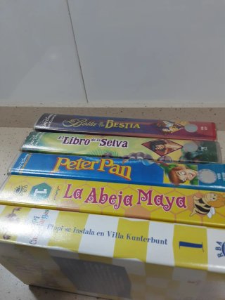 Lote 5 Películas VHS Infantiles Disney