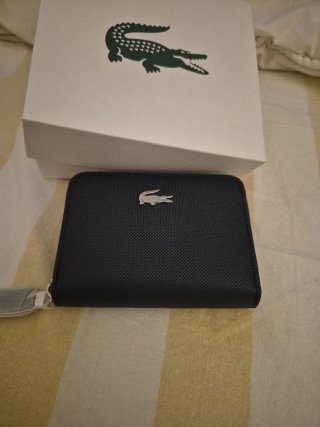 Billetero Lacoste Negro Unisex