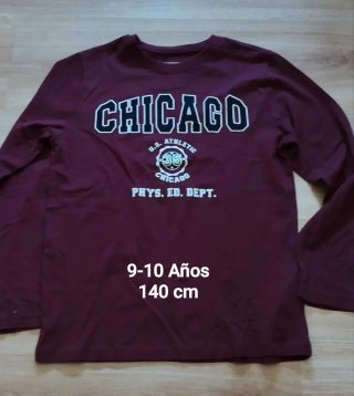 Camiseta manga larga niño 9-10 Años