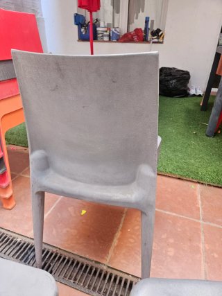 Pack 4 Sillas Diseño Moderno Gris