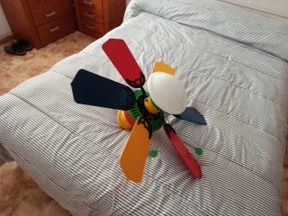 Lámpara Ventilador Infantil Multicolor