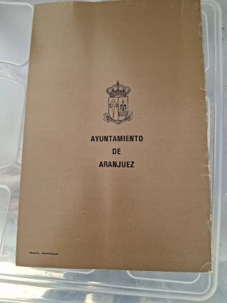 Cuaderno historia de Aranjuez