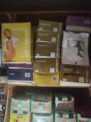 Pantis Golden Lady Lycra T. M. Cajas 6 Unidades