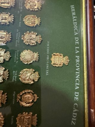 Cuadro Heráldica Provincia de Cádiz Escudos