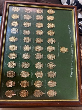 Cuadro Heráldica Provincia de Cádiz Escudos
