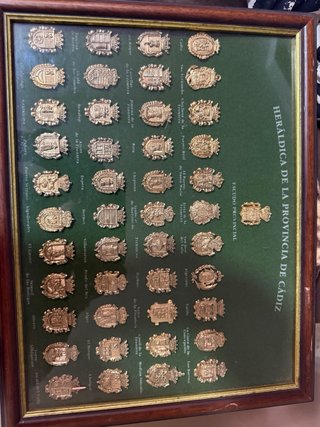 Cuadro Heráldica Provincia de Cádiz Escudos