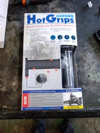 Puños Calefactables Oxford HotGrips Moto Scooter
