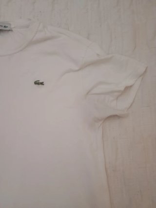 Camiseta Lacoste Hombre Talla L Blanca