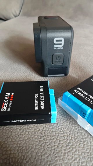 GoPro Hero 9 + 2 batterie Geekam