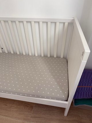 Cuna / cama blanca Sundvik