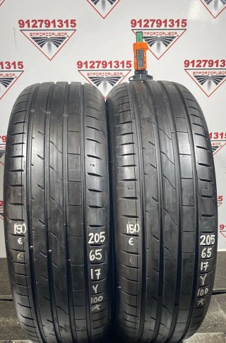 205 65 17 Y HANKOOK RUEDA AL 90% VIDA UTIL