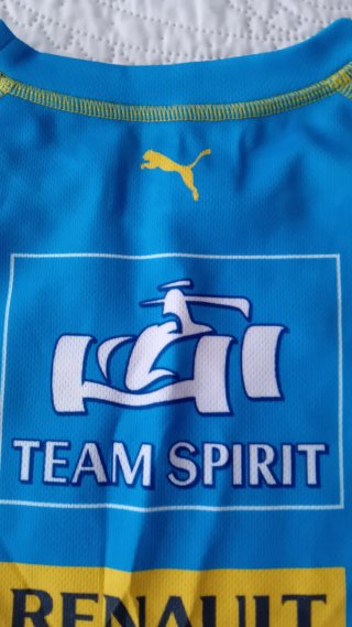 Camiseta Puma F1 Renault Team Spirit Azul/Amarillo