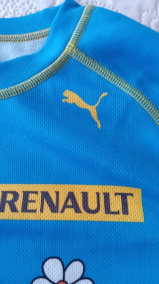 Camiseta Puma F1 Renault Team Spirit Azul/Amarillo