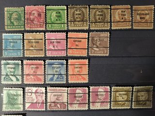 35 Francobolli USA Preannullati Ottimo Stato