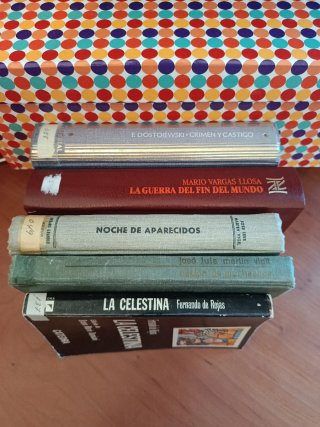 Lote Novela Histórica y Clásicos en Tapa Dura