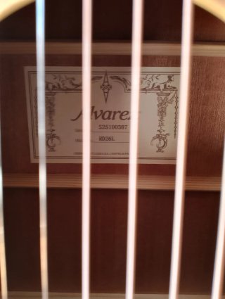 Guitarra Acústica Alvarez Rd26 LH Zurdos