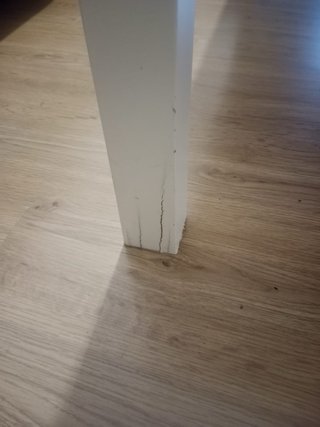 Mesa elevable blanca Ikea