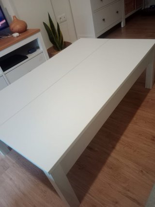 Mesa elevable blanca Ikea