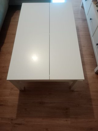 Mesa elevable blanca Ikea