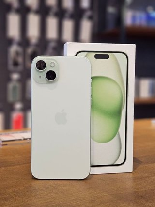IPHONE 15 128GB VERDE 100% BATTERIA
