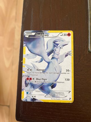 Carta Pokémon Reshiram 113/114